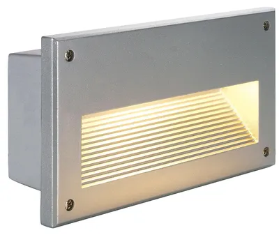 Immagine prodotto di SLV Brick Downunder 229062 Outdoor recessed light E14 Energy-saving bulb 40 W Silver-grey