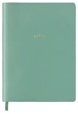 Produktbild von RÖSSLER Notizbuch smaragd 176x250mm Softcover blanko