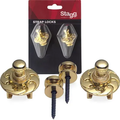 Zdjęcie produktu dla Stagg SSL1 Gold Strap-locky