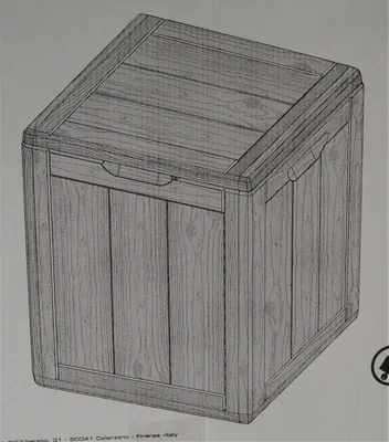 Produktbild von Gensini 3000.00.A1233 Box, GRAU Kunststoff, 43x 44 x 51, 90 l, Aufbewahrungsbox