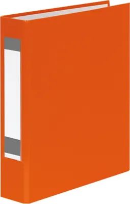 Produktbild von Ringbuch mit Rückenschild / DIN A5 / 2-Ringmechanik / Farbe: orange