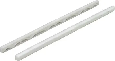 Produktbild von Schubladenschiene Kunststoff 385 mm weiß 2 Stück