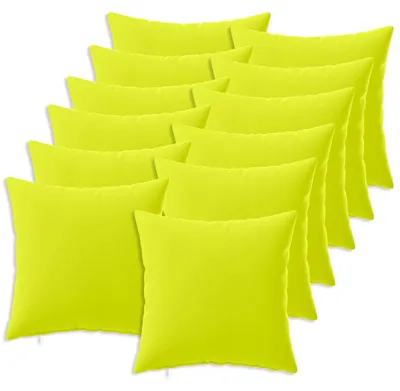 Produktbild von vidaXL Kissenbezug 12 pcs HEERLEN Hellgrün 50 x 50 cm Polyester
