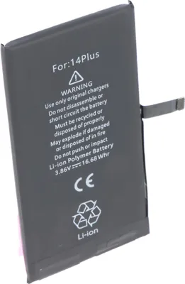 Produktbild von Akku passend für Apple iPhone 14 Plus, Li-Polymer, 3,86V, 4325mAh, 16,68Wh,  ohne Werkzeug