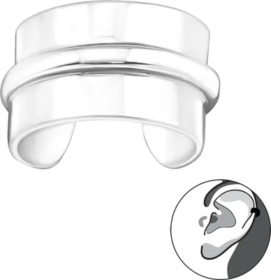 Produktbild von 925 Sterling Silber Ear Cuff Ohrklemme