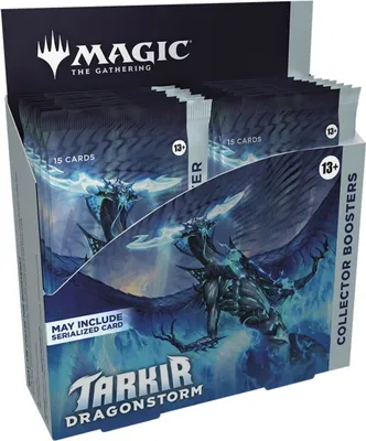 Produktbild von Magic: The Gathering Tarkir Dragonstorm Collector Booster Display (12 Packs) Englisch