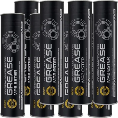Produktbild von 8 x Universal Mehrzweckfett 400g MP2 8027-04 Kartusche Schmierfett Fett Langzeit Lager-Fett