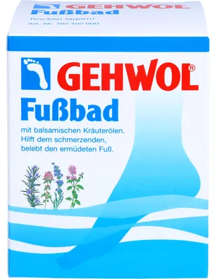 Image de GEHWOL Bain de pieds, sachet-portion, 200 g de produit pour le bain