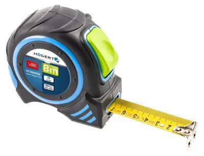 Immagine prodotto di Metro a nastro Högert 8 m, 25 mm, arresto automatico, nylon, con magnete