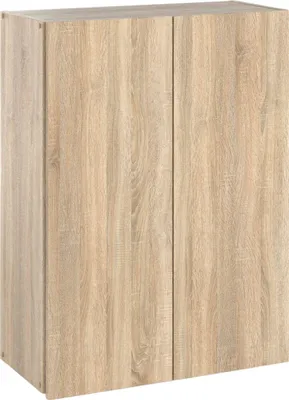 Produktbild von MRBLS Badezimmer-Wandschrank - Badschrank Badezimmermöbel Waschküche Waschmaschinenregal Hängeschrank Badmöbel mit Stauraum (Sonoma EIche) 60x80x30