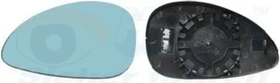 Produktbild von VAN WEZEL Spiegelglas Außenspiegel Links für CITROËN C4 I (LC) Blau Getönt Konvex Beheizbar 0970837