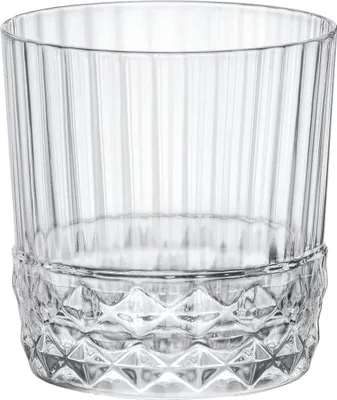 Image de Gobelets Bas America's 20 Verre Résistant, Design Intemporel, Polyvalent - Bormioli