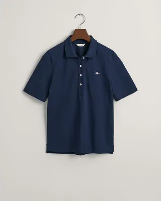 Produktbild von Gant Slim Shield Kurzarm-poloshirt Blau L Frau Blau L