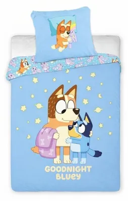 Obrázok produktu pre Bluey – obliečka na detskú posteľ goodnight – 100 x 140 cm – bavlna – pred