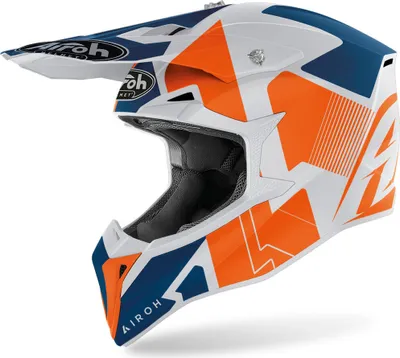 Image de Airoh Wraap Raze Casque Motocross, orange mat, S (55/56)