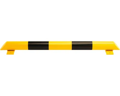 Produktbild von Rammschutzbalken Stahl gelb/schwarz 1200 mm