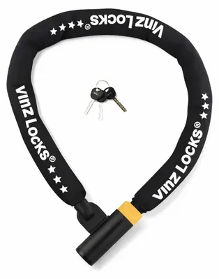 Image de Cadenas de sécurité ART4, testé et , 120 cm - Cadenas à chaîne pour scooters et motos