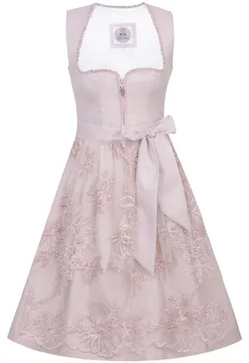 Produktbild von MarJo Dirndl "Dana" mit Spitzenschürze 699165 | Puderrosa 65cm Größe: 44