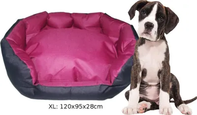 Produktbild von Hundebett TB5008XL rot Hundekorb Hundekissen Hundesofa Tierbett Katzenbett