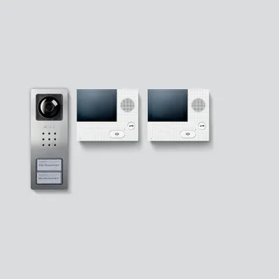 Produktbild von Siedle Video-Set SET CVB 850-2 E/W Siedle Basic Edelstahl gebürstet