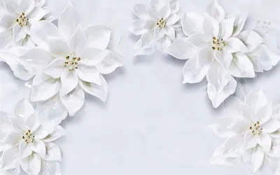 Produktbild von Magnetmatte für Heizkörperverkleidung, weiße Blumen, 60x100cm