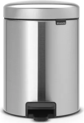 Image de Brabantia 112102 poubelle 5 L ronde en acier inoxydable