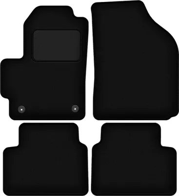 Produktbild von schwarze Velours-Fußmatten für: Chevrolet Matiz Fließheck 2004-2009