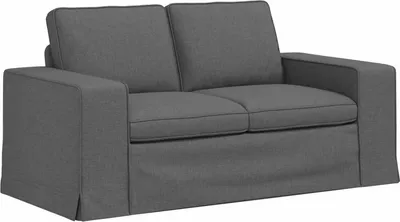 Produktbild von vidaXL Sofa Dunkelgrau 162 x 80 x 82 cm Stoff