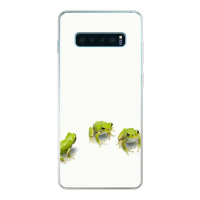 Produktbild von MuchoWow® Handyhülle Schutzhülle Hülle für Samsung Galaxy S10 Lite Frosch - Tiere - Grün Silikon Softcase Handy Hülle - Schutz