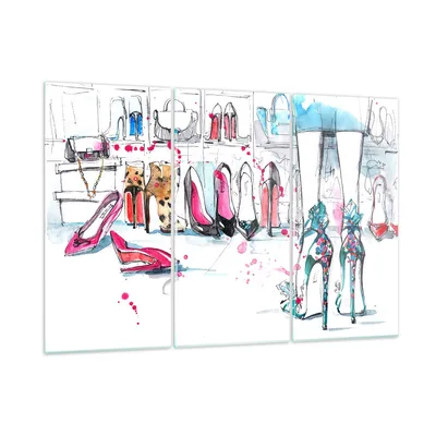 Produktbild von Bilder auf glas - Zubehör attraktiv unbeschwert - 165x110cm - Glasbilder - Wandbilder - Kunstdruck - zum Aufhängen bereit - Wanddekoration aus Glas - Glas Bilder - Wandbild auf Glas - GCE165x110-3118