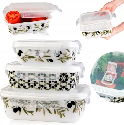 Produktbild von SuperBottles - Glasbehälter, 3 Stück, 400ml, 650ml, 1000ml, luftdicht und mit Deckel, zur Lebensmittelaufbewahrung, Lunchbox