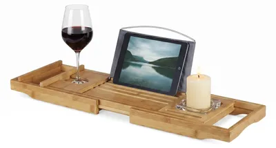 Image de Tablette en bambou pour baignoire RD2179, 75 cm