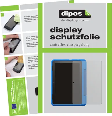 Produktbild von 2x Schutzfolie für Amazon Fire HD 8 Kids Pro-Tablet matt Displayschutzfolie Folie Display Schutz dipos