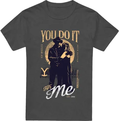 Produktbild von Yellowstone - "You Do It for Me" T-Shirt für Herren/Damen Uni TV17458 (XXL) (Holzkohle)