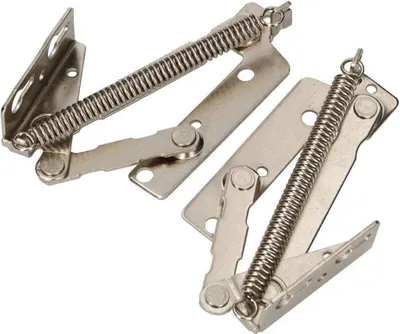 Produktbild von KOTARBAU® Klappenbeschlag 2 St. Feder Klappenhalter Hochklappbeschlag Scharnier Federscharnier Beschlag Hochschwenkbeschlag Möbelscharnier Verzinkt Top