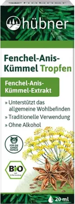 Immagine prodotto di Gocce di finocchio, anice e cumino 20ml