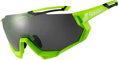 Zdjęcie produktu dla Okulary rowerowe / sportowe z polaryzacją, wymienne soczewki UV400 ROCKBROS (10133) zielone