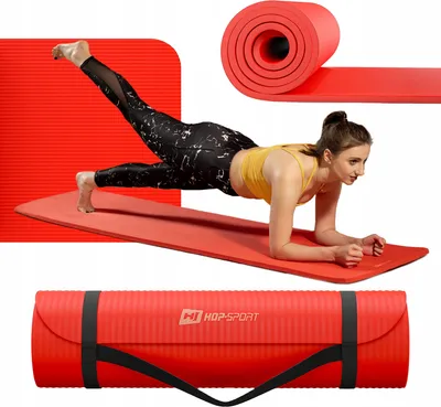 Zdjęcie produktu dla Gruba Antypoślizgowa Mata Fitness Nbr 1,5Cm 190X80Cm Karimata Do Ćwiczeń