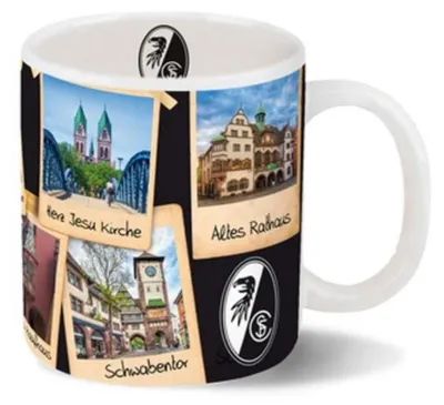 Produktbild von SC Freiburg Tasse " Sehenswürdigkeiten"
