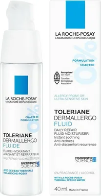 Immagine prodotto di La Roche-Posay Toleraine Dermallergo Fluido idratante riparatore quotidiano, crema 40 ml