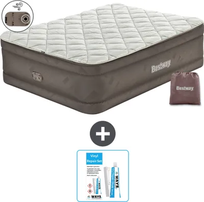 Produktbild von Bestway Luftmatratze - 2-Personen - 152 x 203 x 51 cm - Braun - Inklusive Zubehör