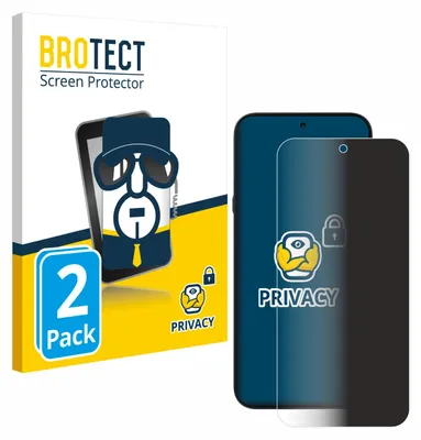 Produktbild von 2x BROTECT Sichtschutzfolie für Nothing Phone (4a) Pro Anti-Spy Privacy Sichtschutz Blickschutz Folie Blaulicht-Schutz