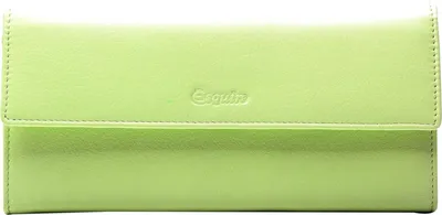 Immagine prodotto di Esquire Pelle portafoglio Viktoria Ladies Long Wallet Lime verde chiaro