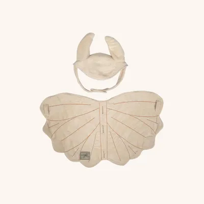 Produktbild von ByASTRUP – Satteldecke und Ohrenhaube für Hobby Horses – Creme