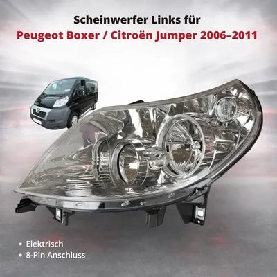 Zdjęcie produktu dla Reflektor przedni lewy do Peugeot Boxer / Citroën Jumper 2006–2011 | elektryczny | OEM 6208A5