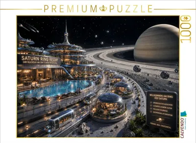 Produktbild von CALVENDO Puzzle Saturn Ring Resort | 1000 Teile Lege-Größe 64x48cm Foto-Puzzle für glückliche Stunden