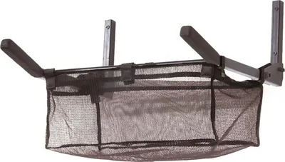 Produktbild von Fahrrad Wandhalterung mit praktischem Ablagenetz, Fahrradhalter mit 20 kg Tragkraft, klappbar