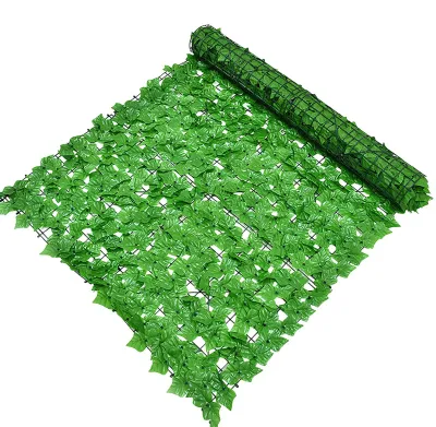Produktbild von Künstliche Heckenblätter, künstlicher Efeu, Gras-Wandhintergrund, UV-beständige künstliche Begrünung, Wanddekoration für Balkon, Sichtschutz, Garten, Terrasse, Hinterhof