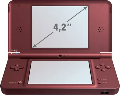 Produktbild von Nintendo DSi XL Handheld Spielkonsole - Zustand: Gut Bordeaux Rot