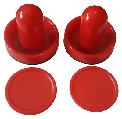 Produktbild von Charlsten Airhockey Set - 2x Pusher 95 mm + 2x Puck 75mm